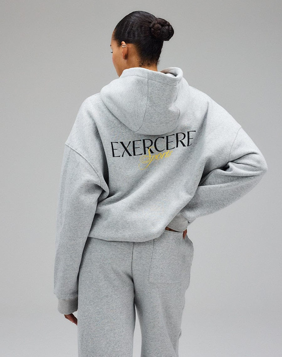 Exercere Blouses Hoodie - Grey Melange