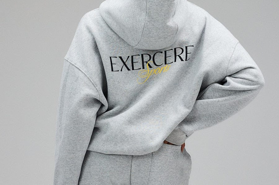 Exercere Blouses Hoodie - Grey Melange