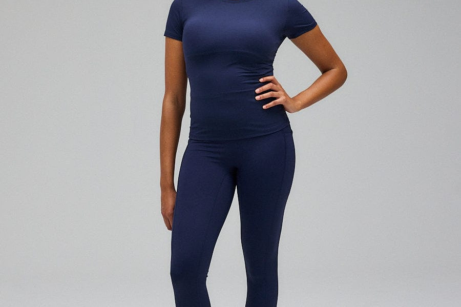 Exercere Tops Neaty Tee - Navy