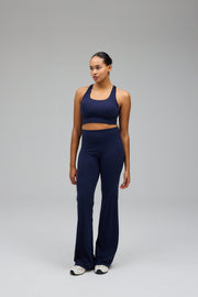 Exercere Tights Flare Yoga Pants - Navy