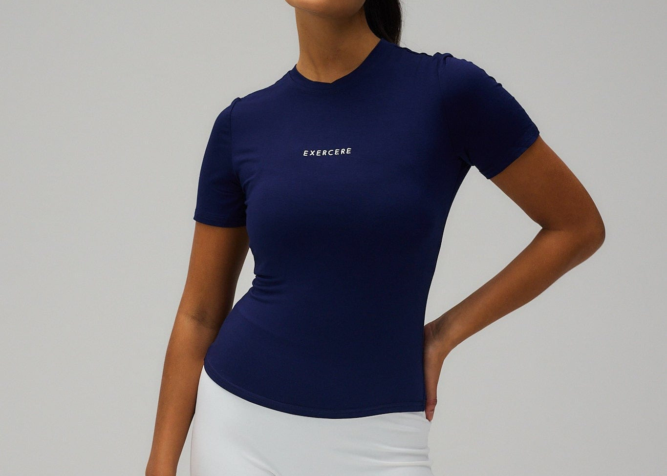 Exercere Tops Jersey T-shirt - Navy