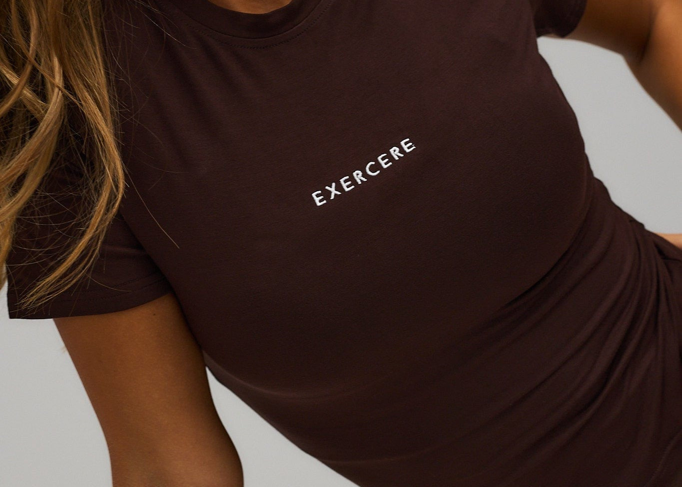 Exercere Tops Jersey T-shirt - Coffee