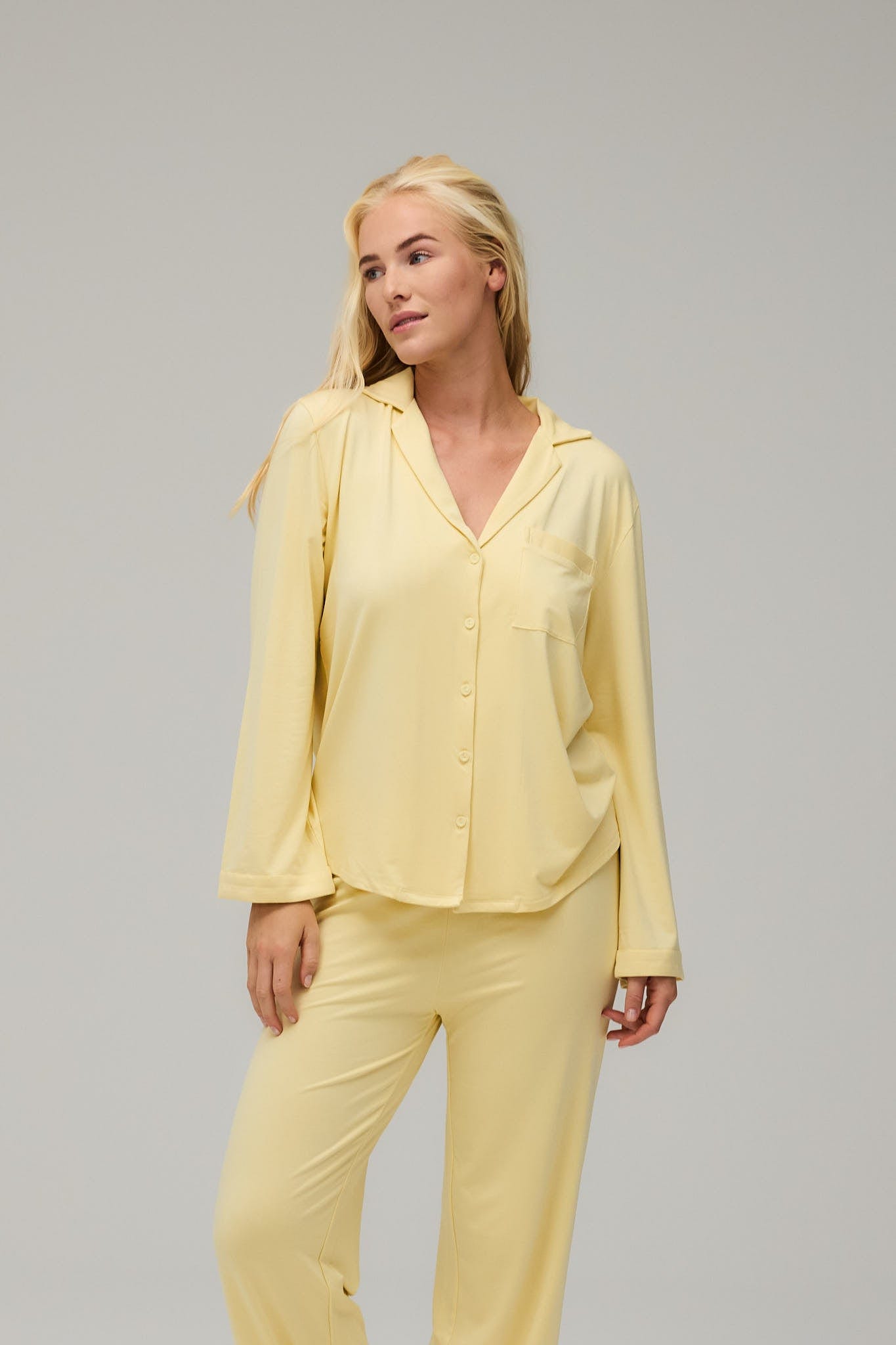 Exercere Pyjamas Blouse Pyjamas Blouse - Banana