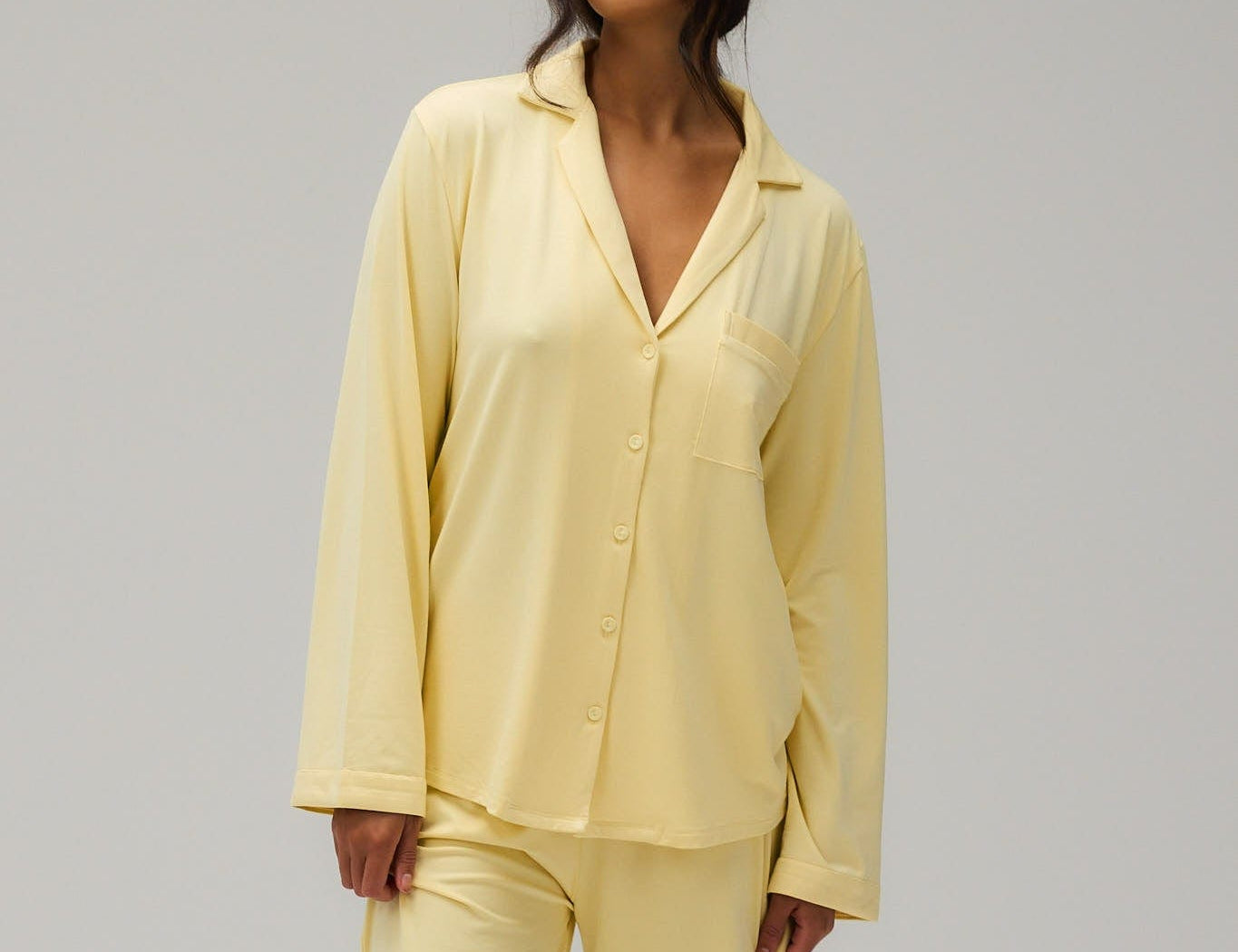 Exercere Pyjamas Blouse Pyjamas Blouse - Banana