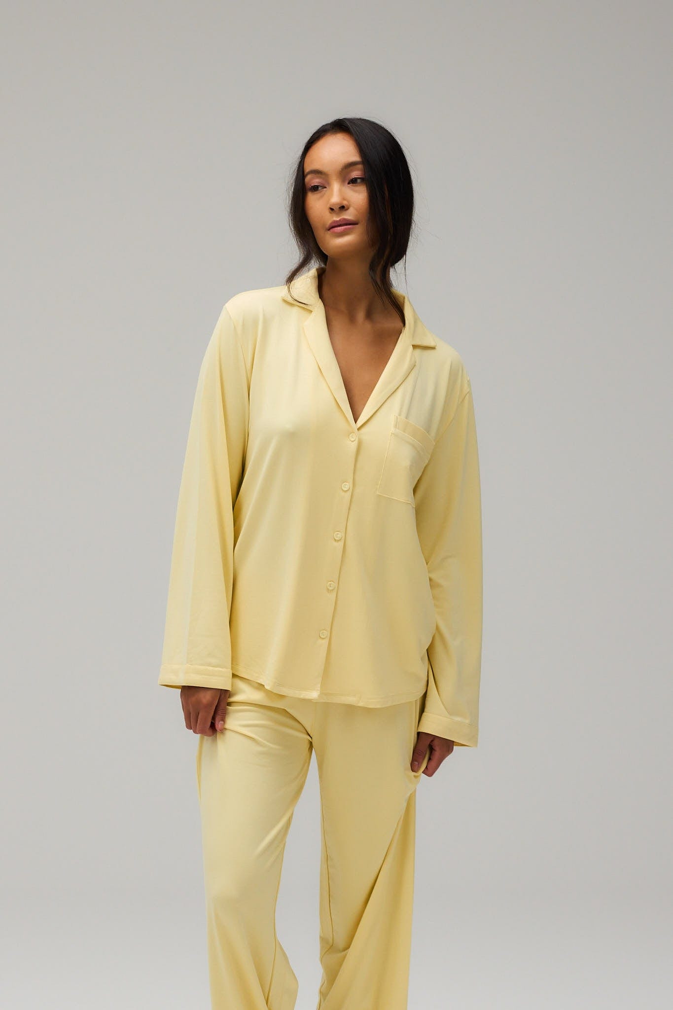 Exercere Pyjamas Blouse Pyjamas Blouse - Banana