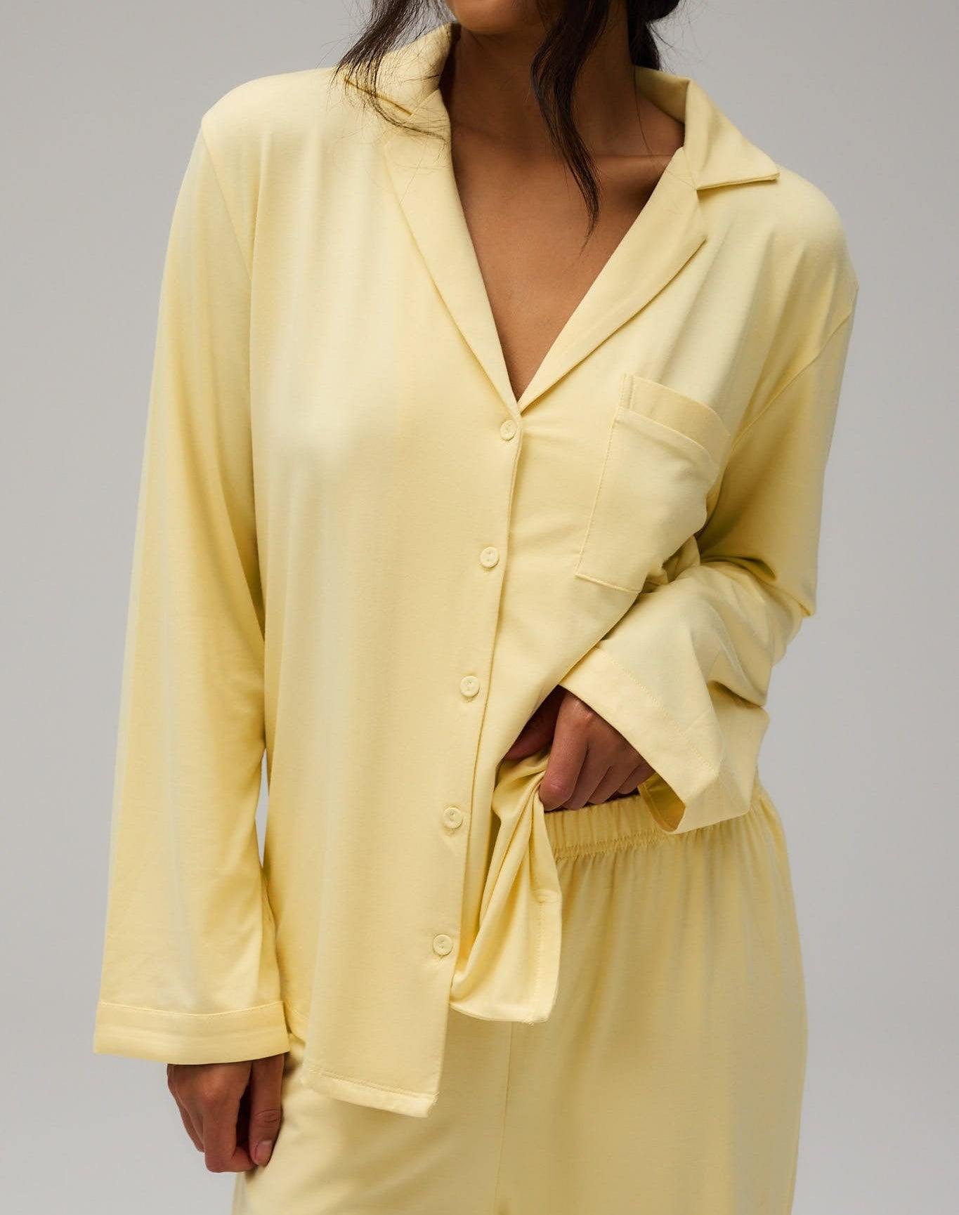 Exercere Pyjamas Blouse Pyjamas Blouse - Banana