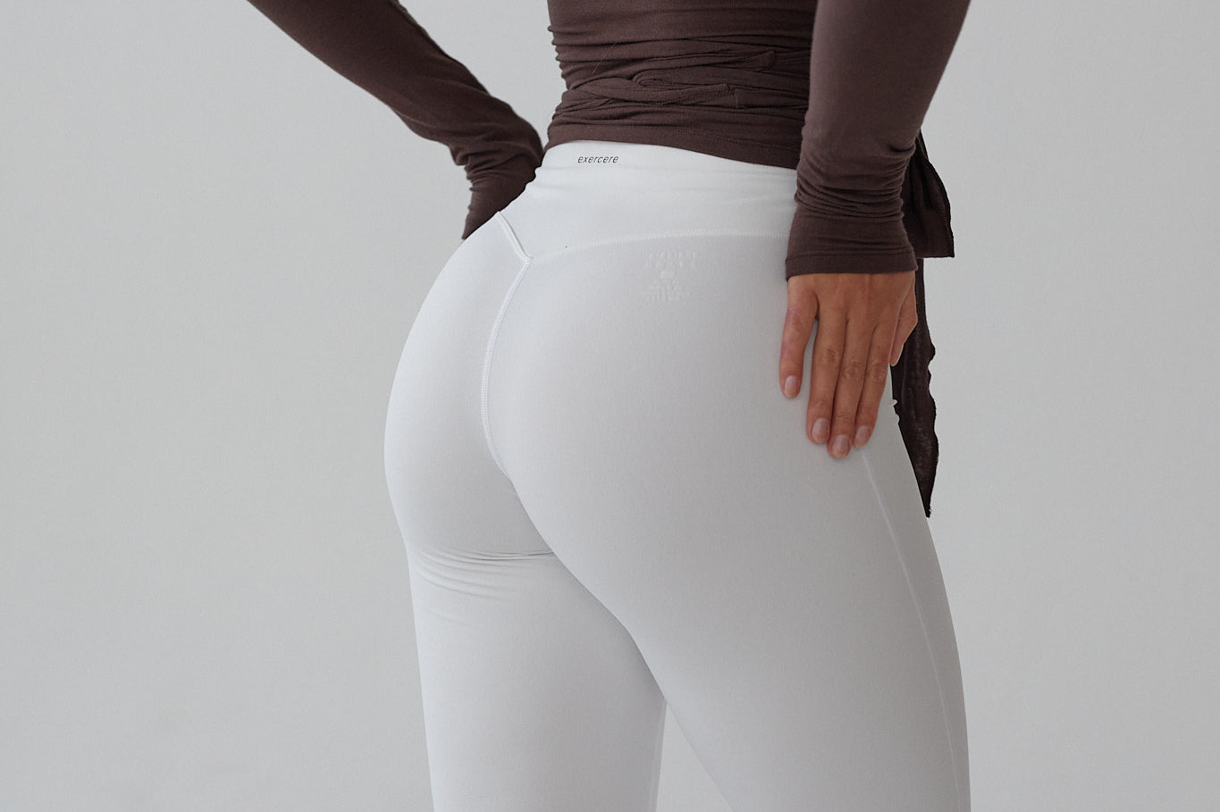Flare Yoga Pants Short Version - White