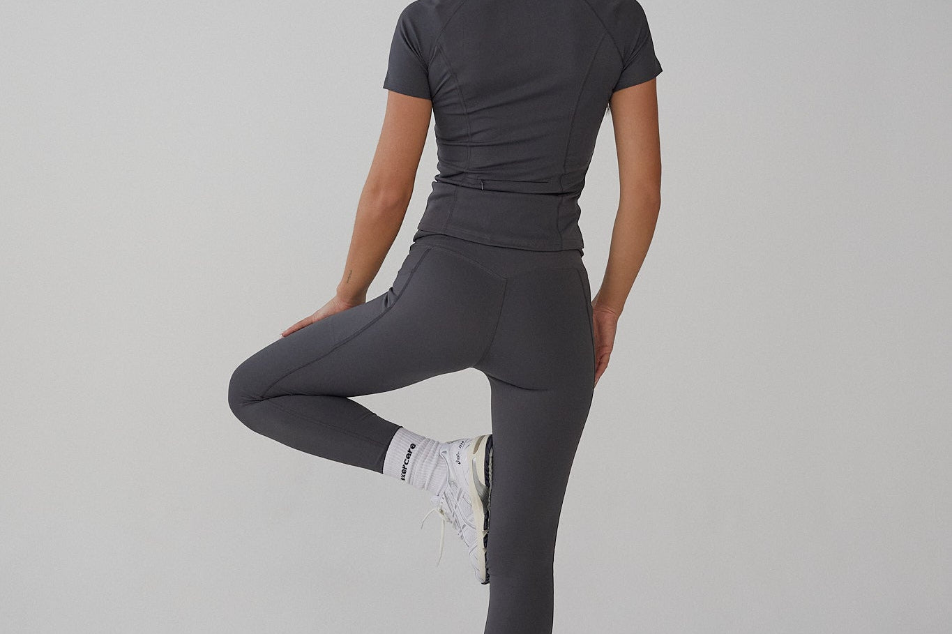 Exercere Tights Active Pocket Tights - Slate Grey