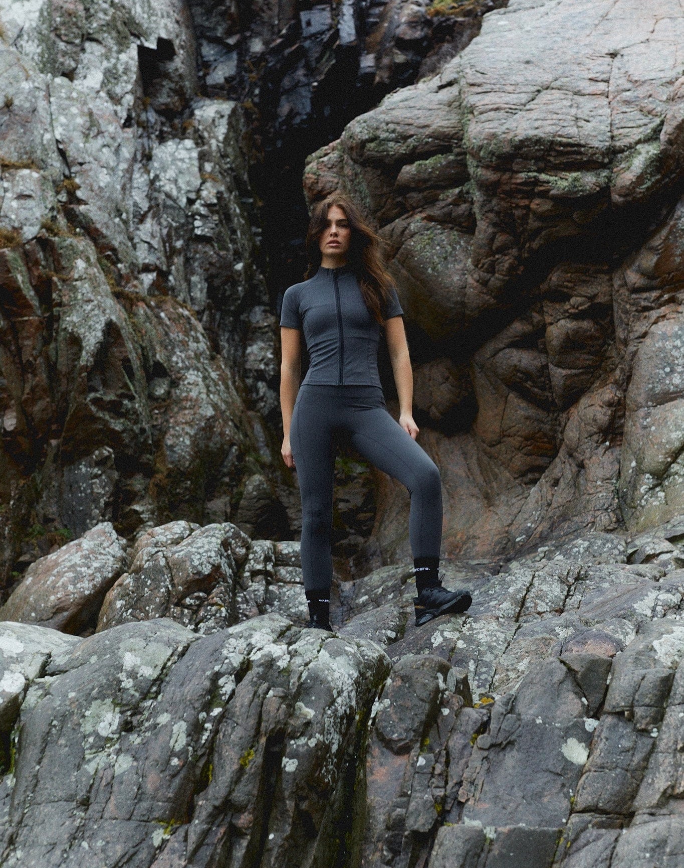 Exercere Tights Active Pocket Tights - Slate Grey