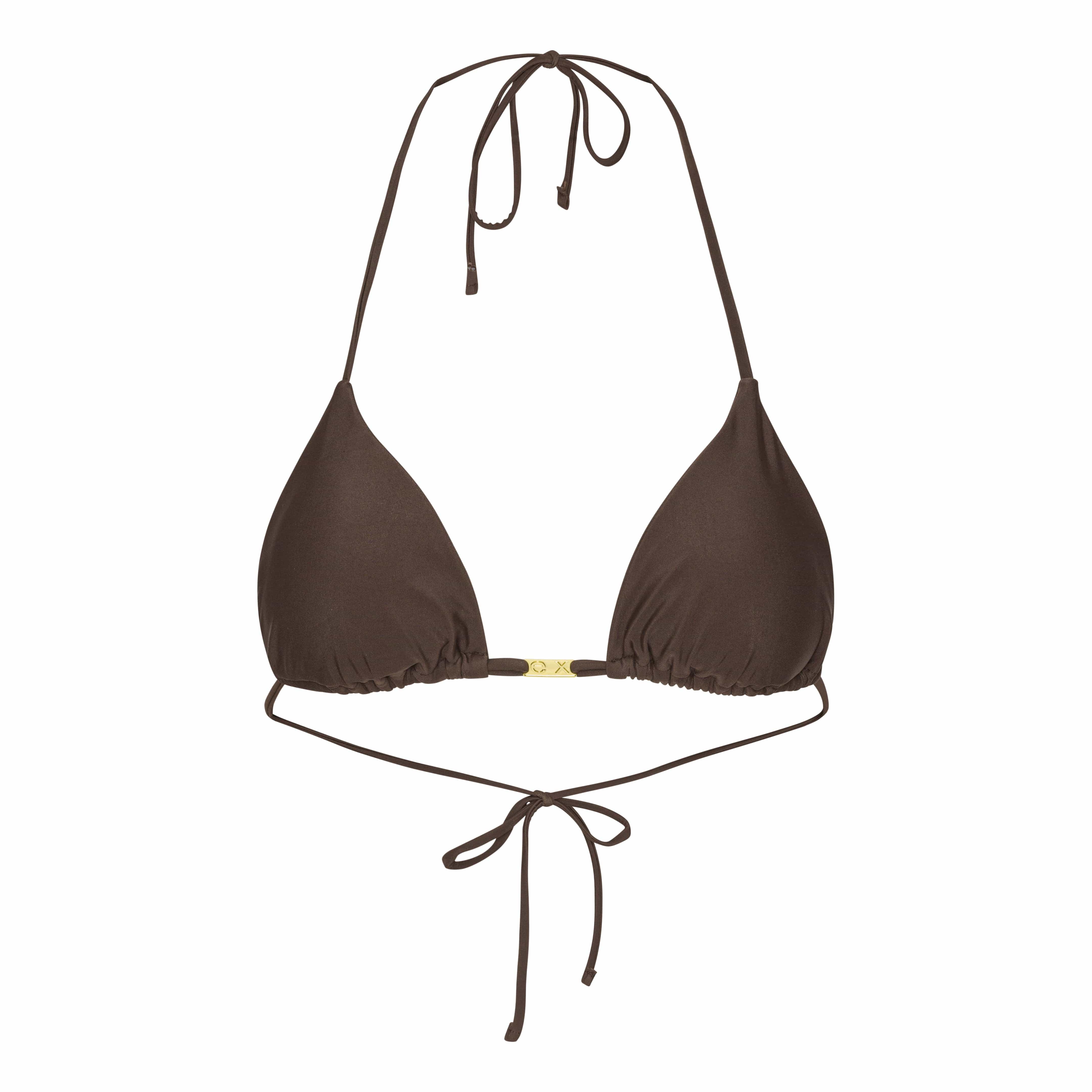 Exercere Bikini top Triangle Bikini Top - Pecan Brown