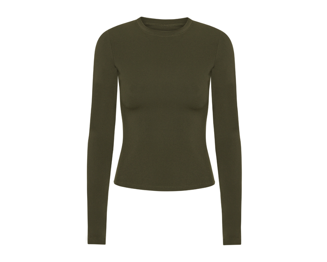 Exercere Tops Neaty Long Sleeve - Forrest Green