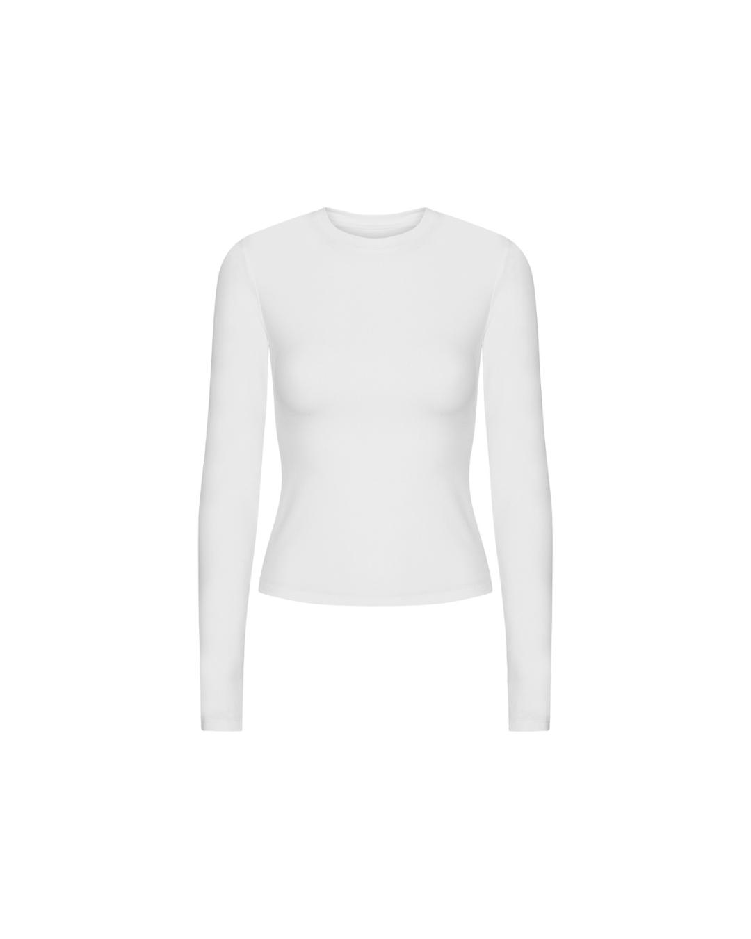 Exercere Tops Neaty Long Sleeve - White