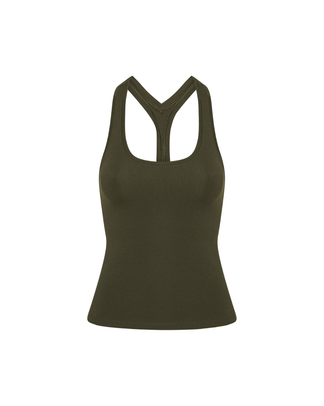 Exercere Tops Neaty Racer Tank Top - Forrest Green