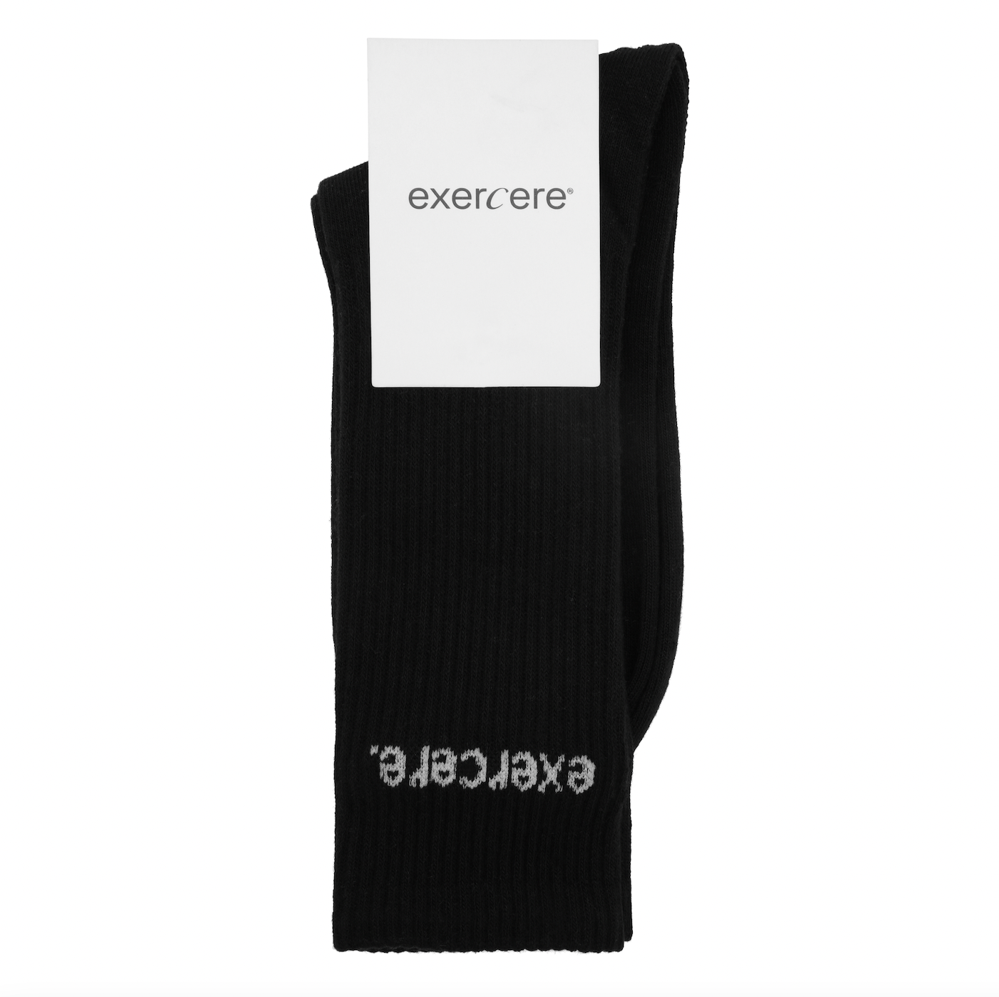 Exercere Socks One Size Logo Socks - Black