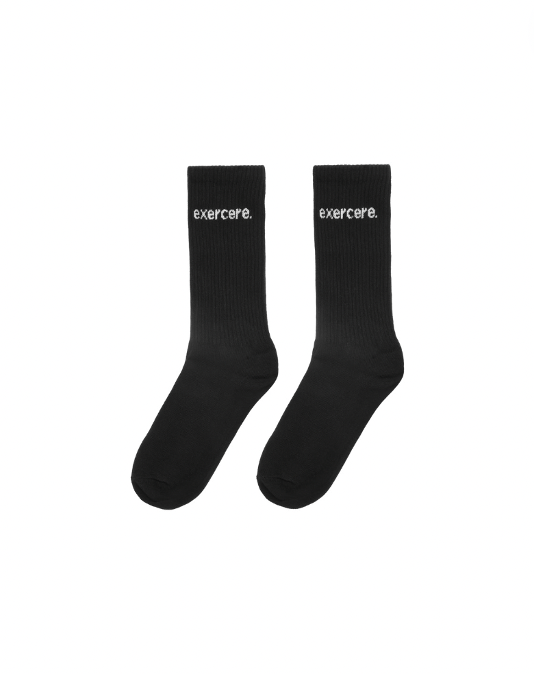 Exercere Socks One Size Logo Socks - Black
