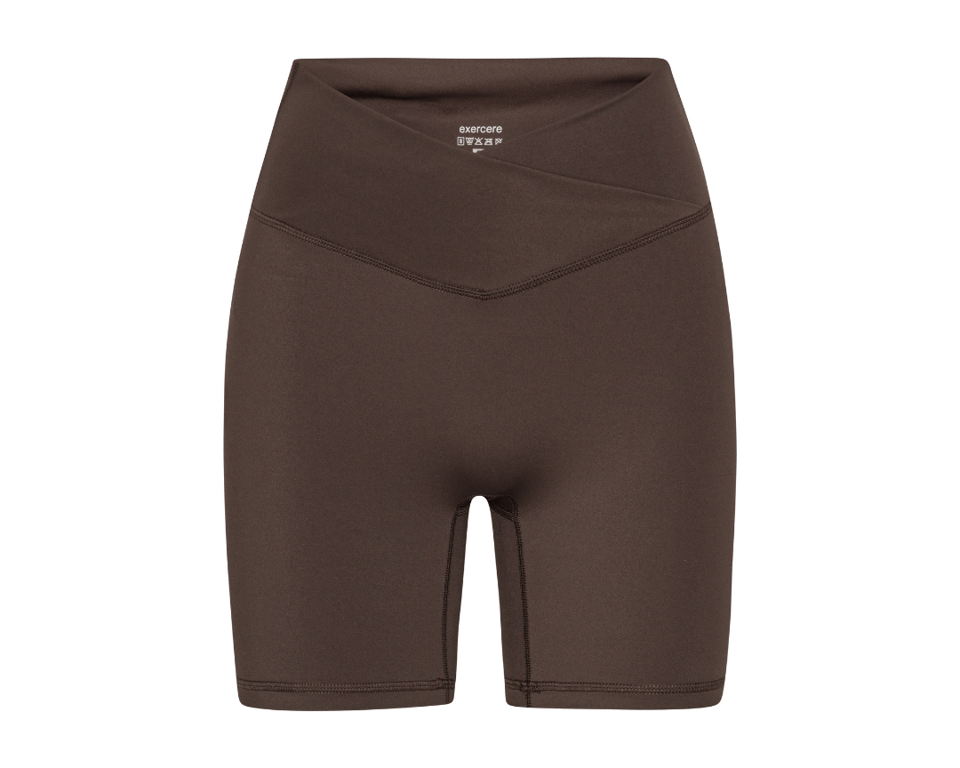 Exercere Shorts Wrap Shorts - Pecan Brown